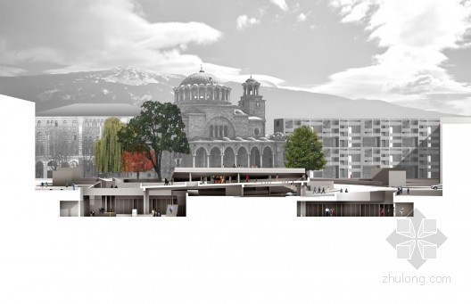 NC-Office設(shè)計(jì)的保加利亞斯維塔尼德亞浮動(dòng)廣場(chǎng)入口