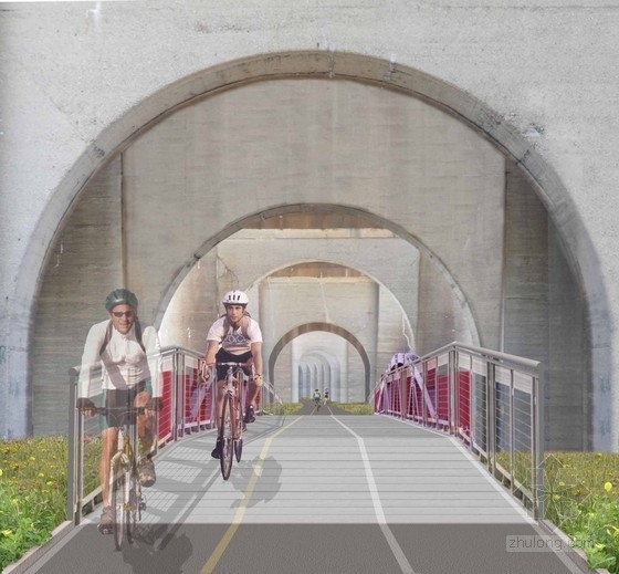 Mathews Nielsen設(shè)計(jì)的紐約南布朗克斯園林路