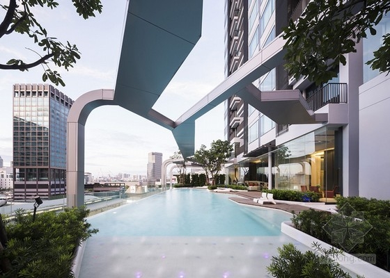 TROP設計的曼谷屋頂泳池