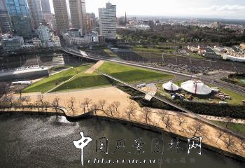 墨爾本Birrarung Marr中心公園景觀設(shè)計(jì)