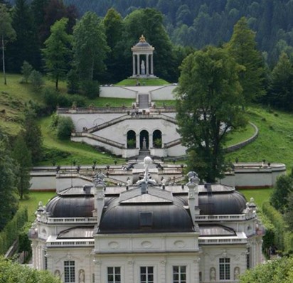 德國林德霍夫宮局部外觀圖