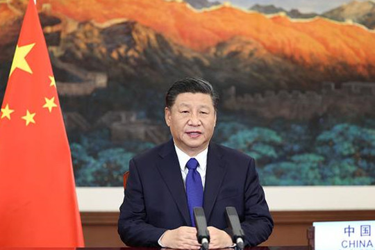 習近平在氣候雄心峰會發表重要講話